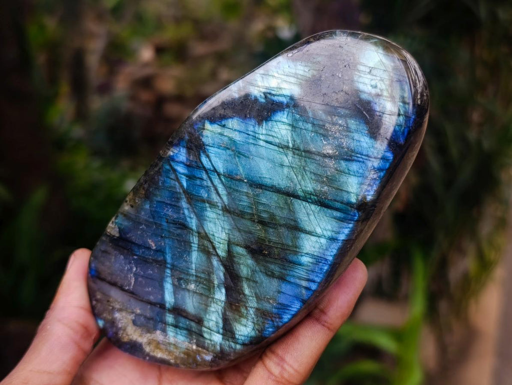 Polished Labradorite Standing Free Forms x 2 From Madagascar