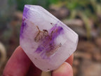 Polished Window Amethyst Crystals x 12 From Akansobe, Madagascar