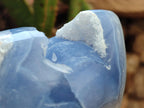 Polished Large Blue Lace Agate Standing Free Form x 1 From Nsanje, Malawi
