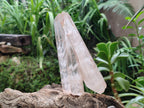 Natural Clear Phantom Quartz Crystals x 2 From Madagascar