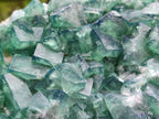 Natural Large Cubic Green Fluorite Cluster Specimen x 1 From Mandrosonoro, Madagascar