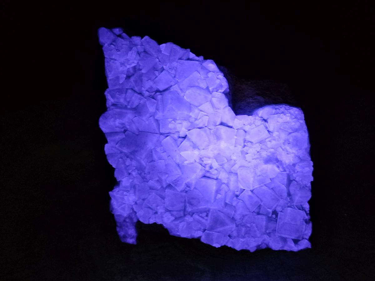 Natural Large Cubic Green Fluorite Cluster Specimen x 1 From Mandrosonoro, Madagascar