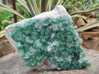 Natural Large Cubic Green Fluorite Cluster Specimen x 1 From Mandrosonoro, Madagascar