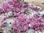 Natural Salrose Cobaltion Dolomite with Silky Malachite Specimens x 2 From Kakanda, Congo