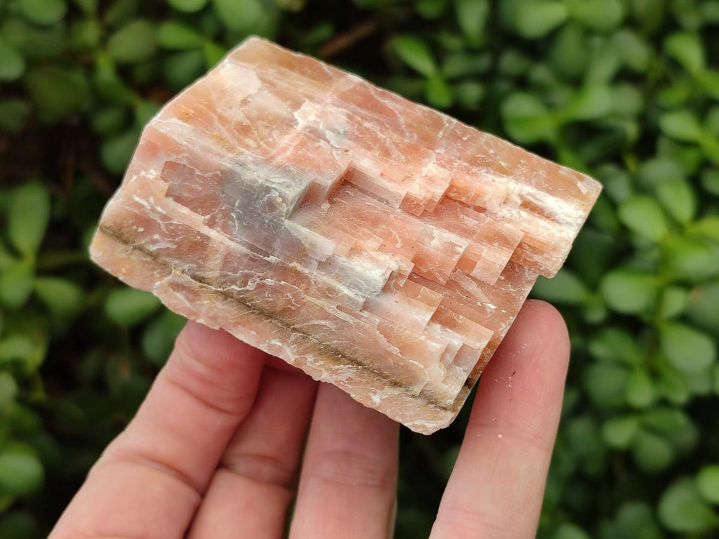 Natural Rhombohedral Sunset Orange Calcite Specimens x 12 From Spitzkop, Namibia