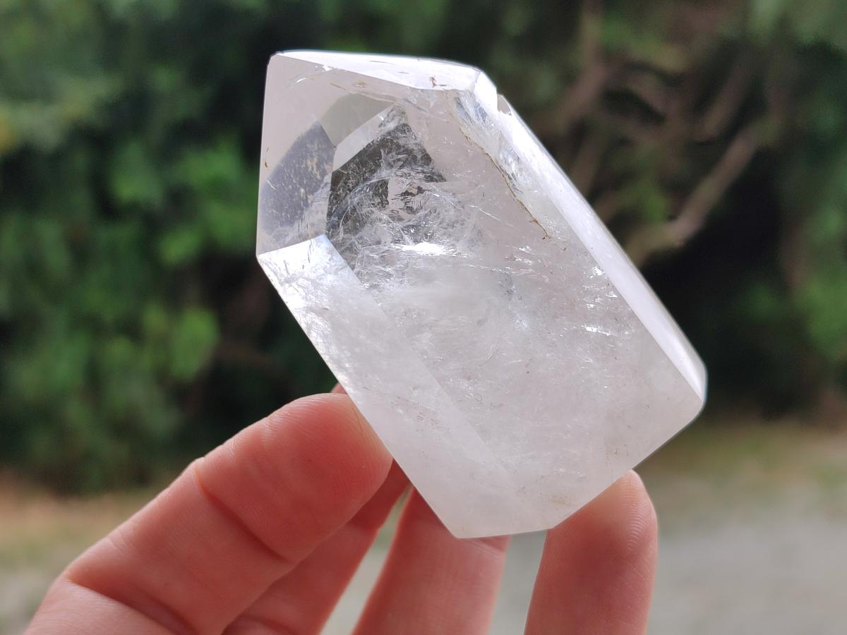 Polished Clear Quartz Crystals x 12 From Madagascar