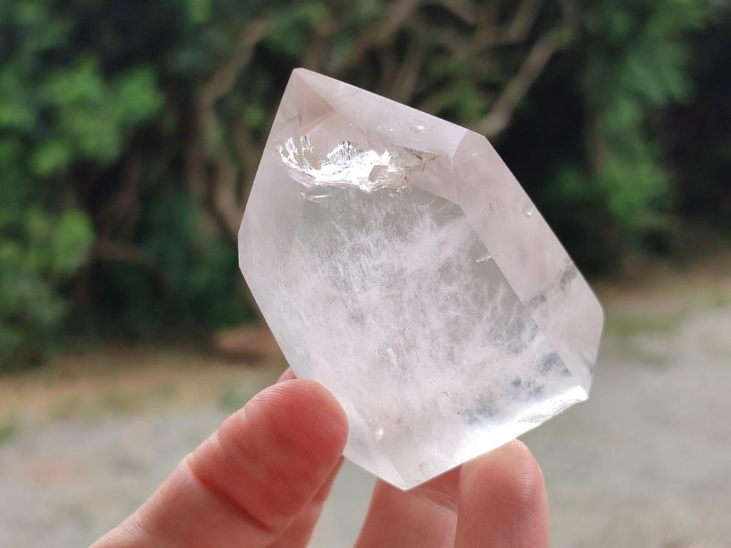 Polished Clear Quartz Crystals x 12 From Madagascar