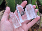 Polished Clear Quartz Crystals x 12 From Madagascar