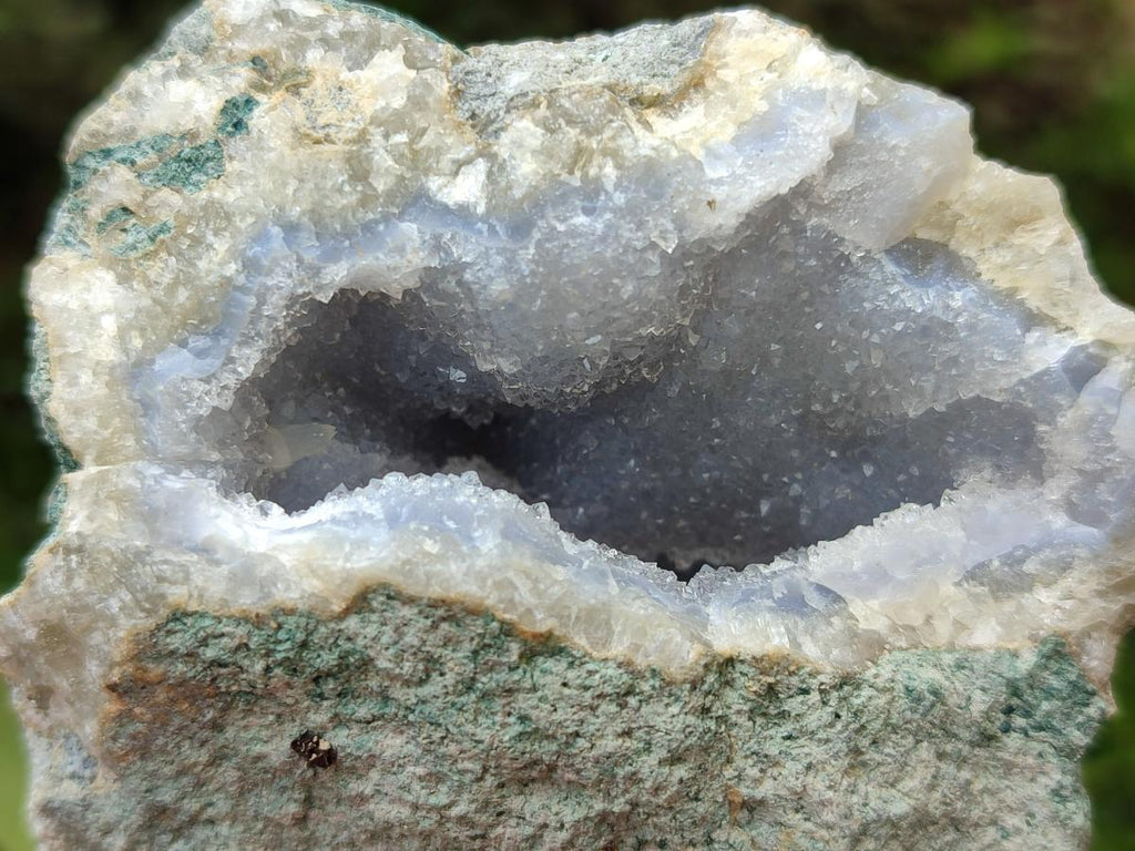 Natural Blue Lace Agate Specimens x 6 From Nsanje, Malawi - Toprock Gemstones and Minerals 