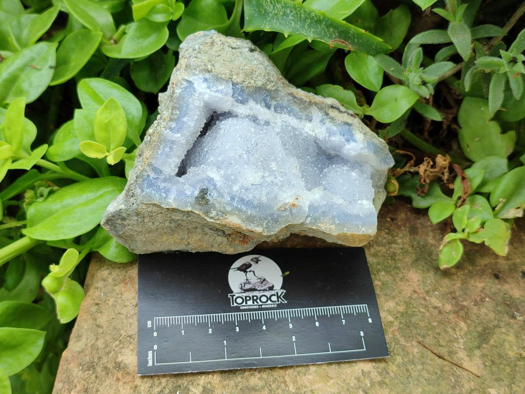 Natural Blue Lace Agate Specimens x 6 From Nsanje, Malawi - Toprock Gemstones and Minerals 