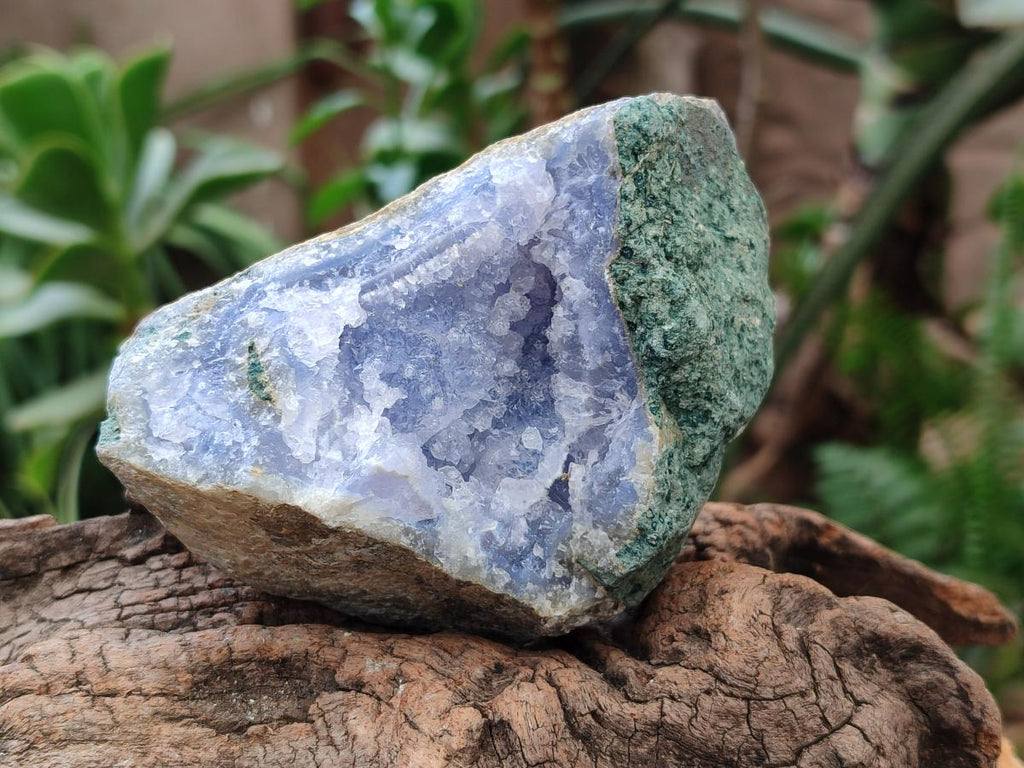 Natural Blue Lace Agate Specimens x 6 From Nsanje, Malawi - Toprock Gemstones and Minerals 
