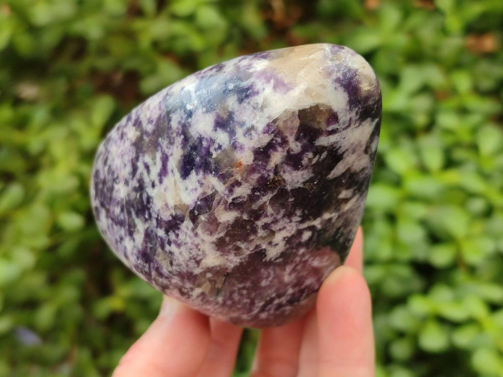 Polished Lepidolite Free Forms x 6 From Zimbabwe