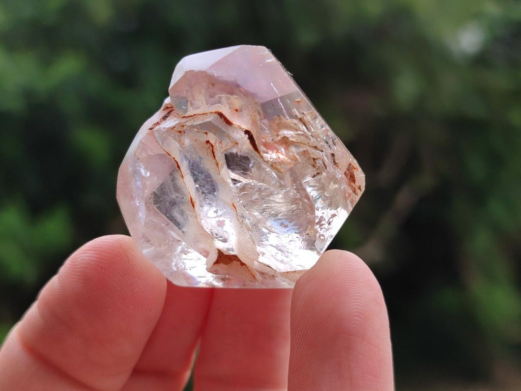 Polished Window Amethyst Crystals x 16 From Akansobe, Madagascar