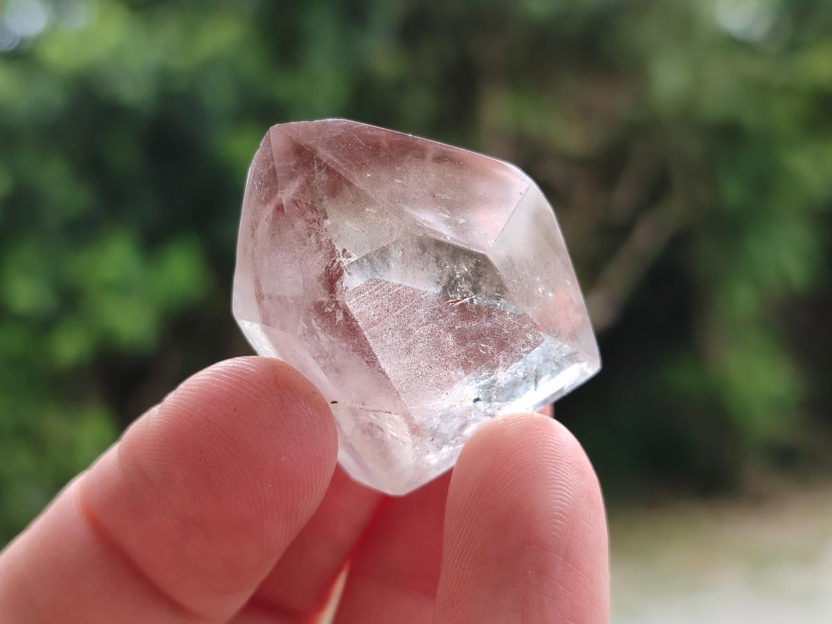 Polished Window Amethyst Crystals x 16 From Akansobe, Madagascar