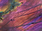 Polished Rare Purple Sunset Flash Labradorite Standing Free Forms x 2 From Madagascar