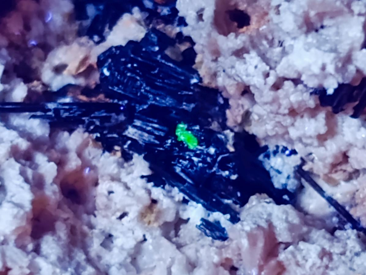 Natural Large Schorl Black Tourmaline Specimen with Associated Minerals x 1 From Erongo, Namibia