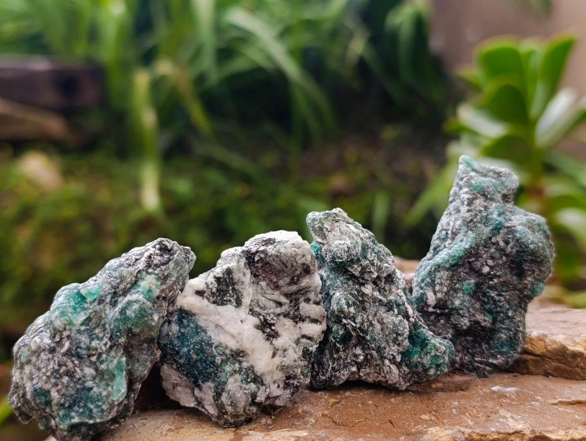 Natural Emerald Mica 'Mutokolite' Cobbed Specimens x 2.56kg Lot From Mutoko, Zimbabwe