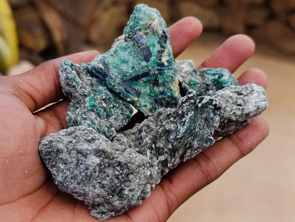 Natural Emerald Mica 'Mutokolite' Cobbed Specimens x 2.56kg Lot From Mutoko, Zimbabwe