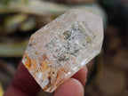 Polished Clear Quartz Crystals with Inclusions x 35 From Madagascar