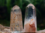 Polished Clear Quartz Crystals with Inclusions x 35 From Madagascar