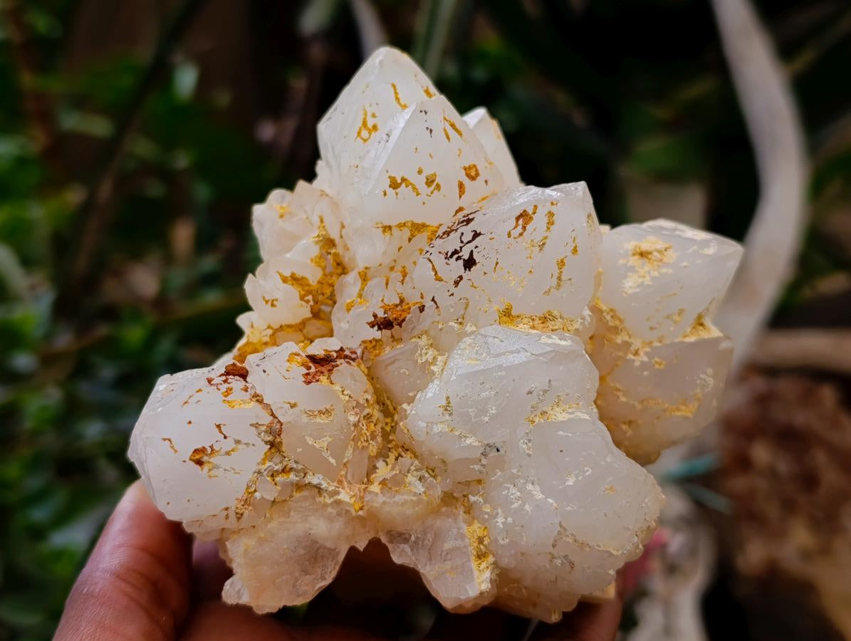 Natural Cascading Candle Quartz Clusters x 2 From Antsirabe, Madagascar