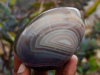 Polished Banded Agate Standing Free Forms x 6 From Madagascar