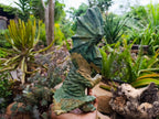 Hand Made Large Verdite Dragon Carving x 1 From Zimbabwe - Toprock Gemstones and Minerals 