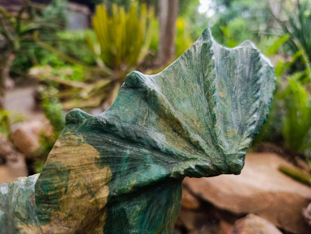 Hand Made Large Verdite Dragon Carving x 1 From Zimbabwe - Toprock Gemstones and Minerals 