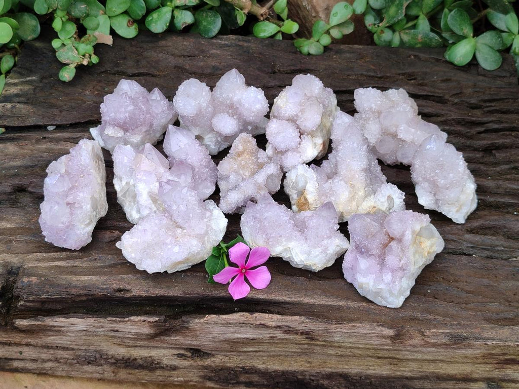 Natural Amethyst Spirit Clusters x 12 From Boekenhouthoek, South Africa
