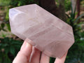 Polished Gemmy Rose Quartz Crystals x 2 From Madagascar