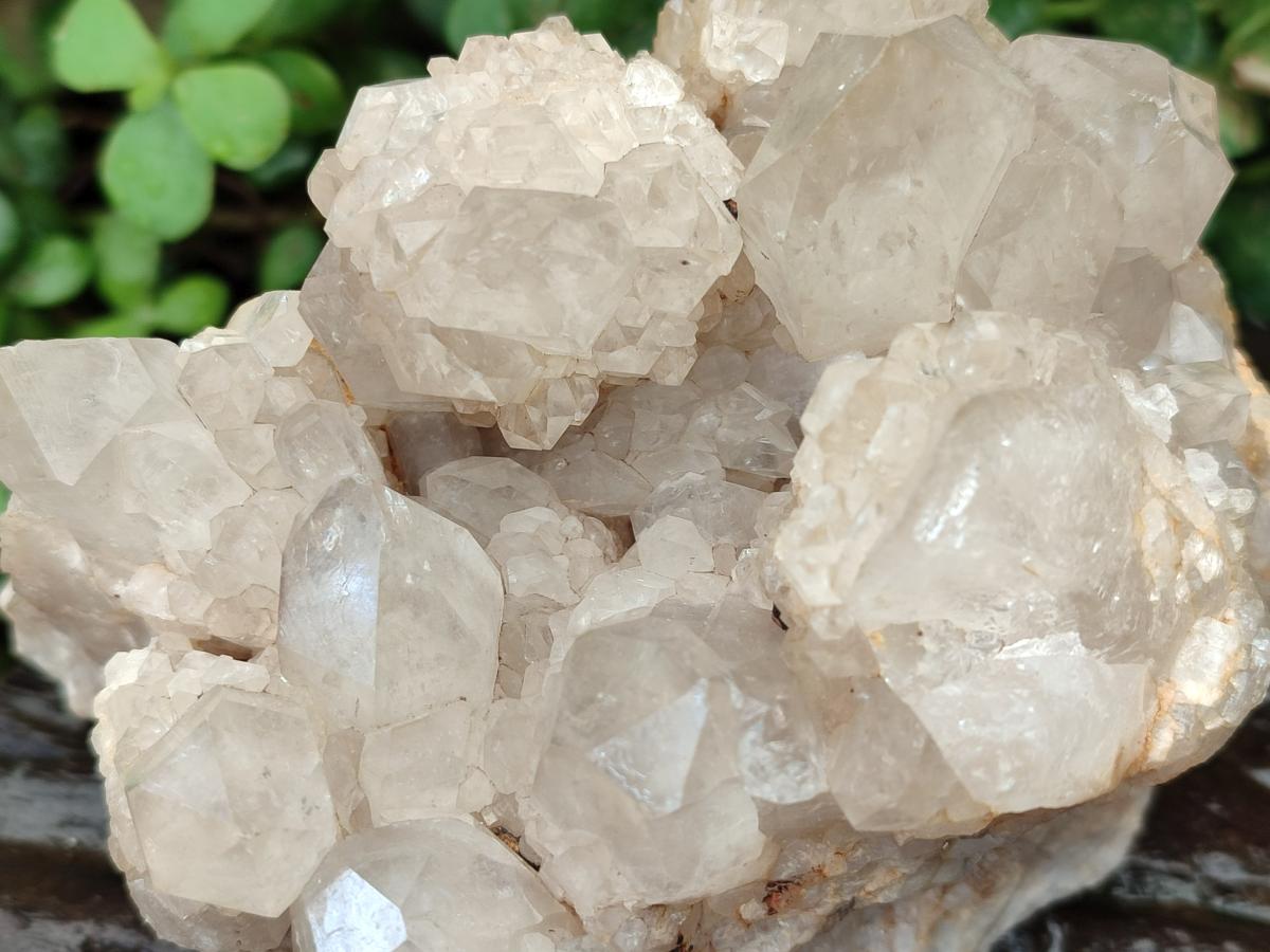 Natural Large Phantom Cascading Smokey Luena Quartz Cluster x 1 From Luena, Congo