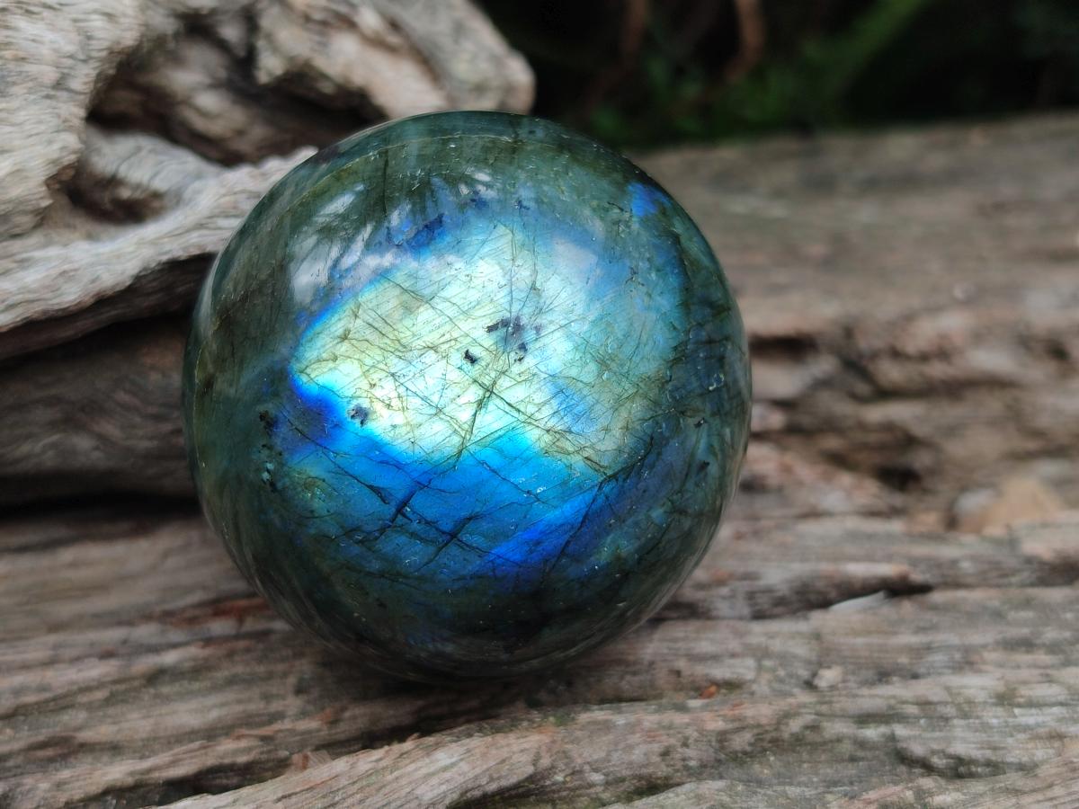 Polished Labradorite Spheres x 4 From Madagascar