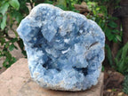 Natural Large Blue Celestite Geode Specimen x 1 From Sakoany, Madagascar