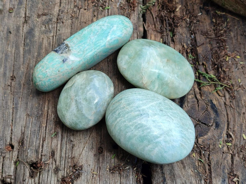 Polished Amazonite Free Forms x 24 From Madagascar