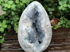 Polished Large Blue Celestite Egg x 1 From Sakoany, Madagascar