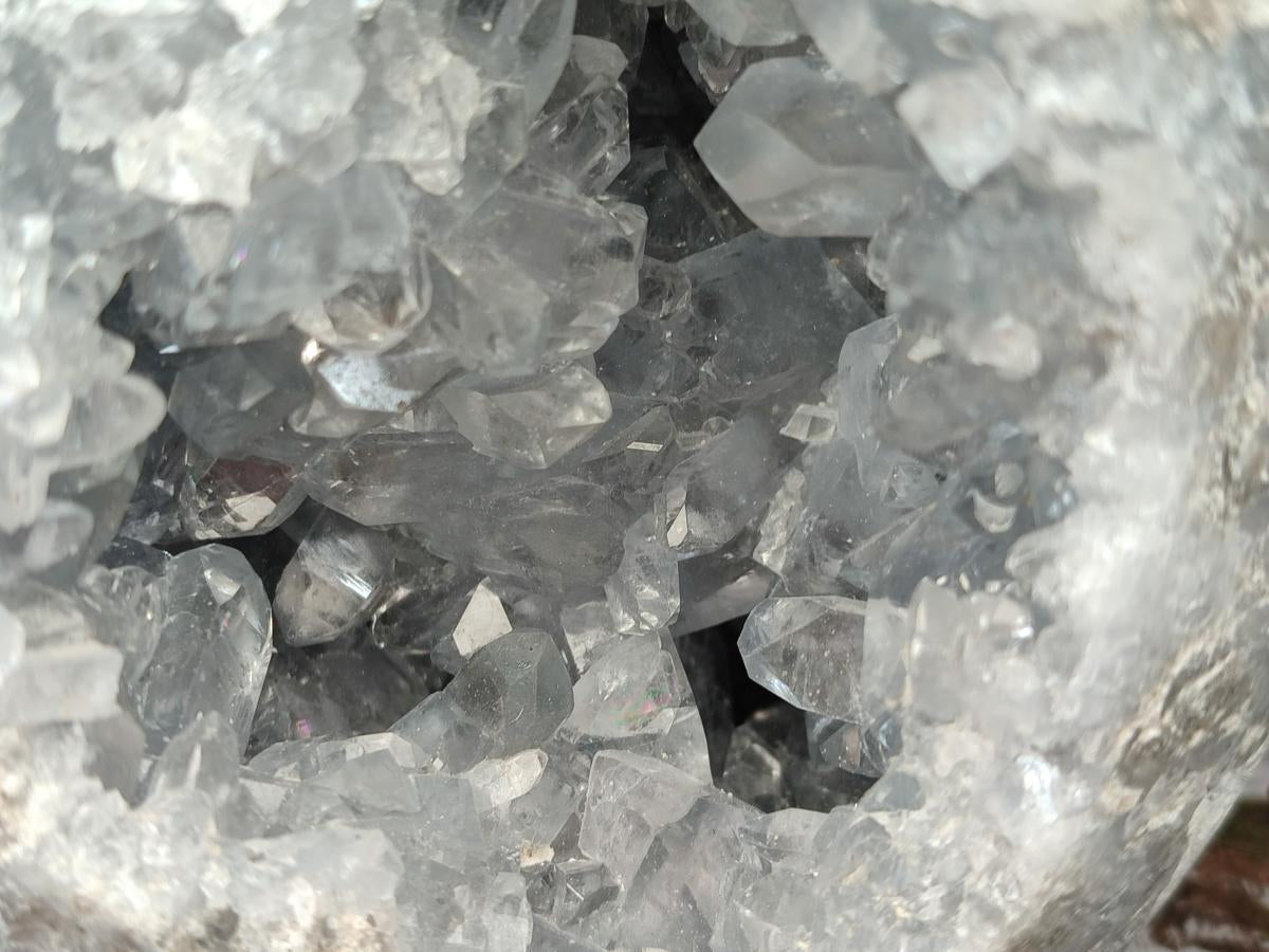 Polished Large Blue Celestite Egg x 1 From Sakoany, Madagascar