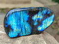 Polished Labradorite Standing Free Forms x 6 From Madagascar