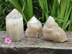 Polished Smokey Angolian Quartz Crystals x 3 From Angola