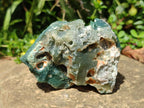 Natural Mtorolite Chrysoprase Cutting Material x 2 From Mutorashanga, Zimbabwe