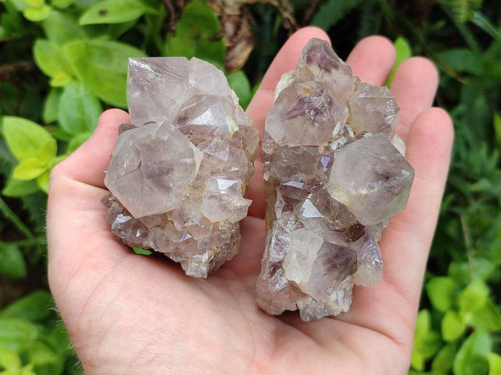 Natural Lilac Amethyst Spirit Clusters x 6 From Boekenhouthoek, South Africa
