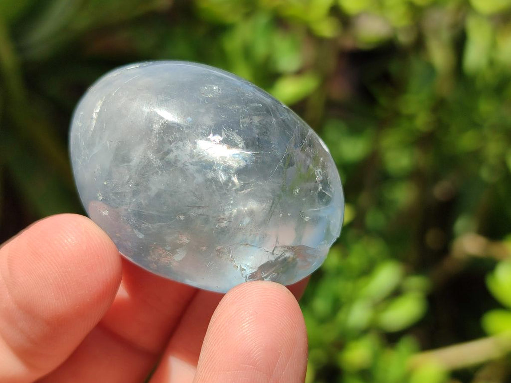 Polished Blue Celestite Free Form Crystals x 20 From Sakoany, Madagascar