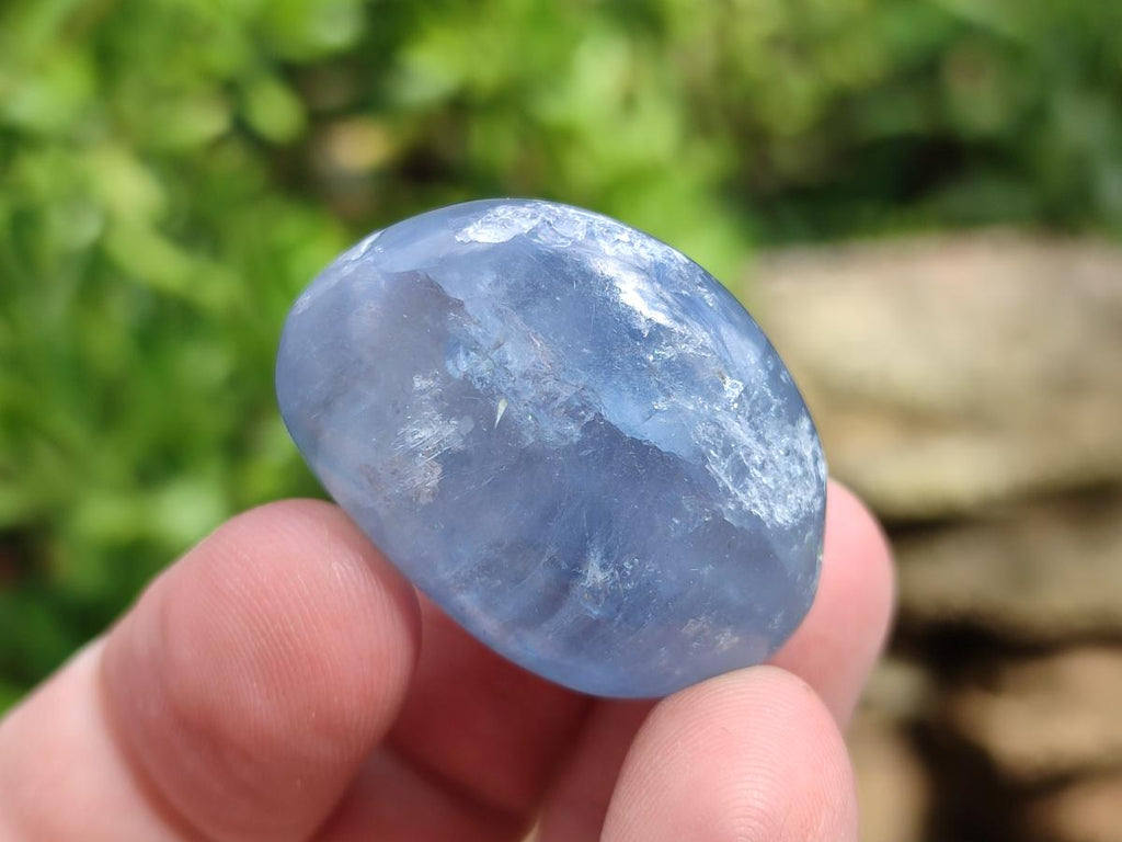 Polished Blue Celestite Free Form Crystals x 20 From Sakoany, Madagascar