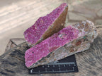 Natural Salrose Cobaltion Dolomite Specimens x 2 From Kakanda, Congo