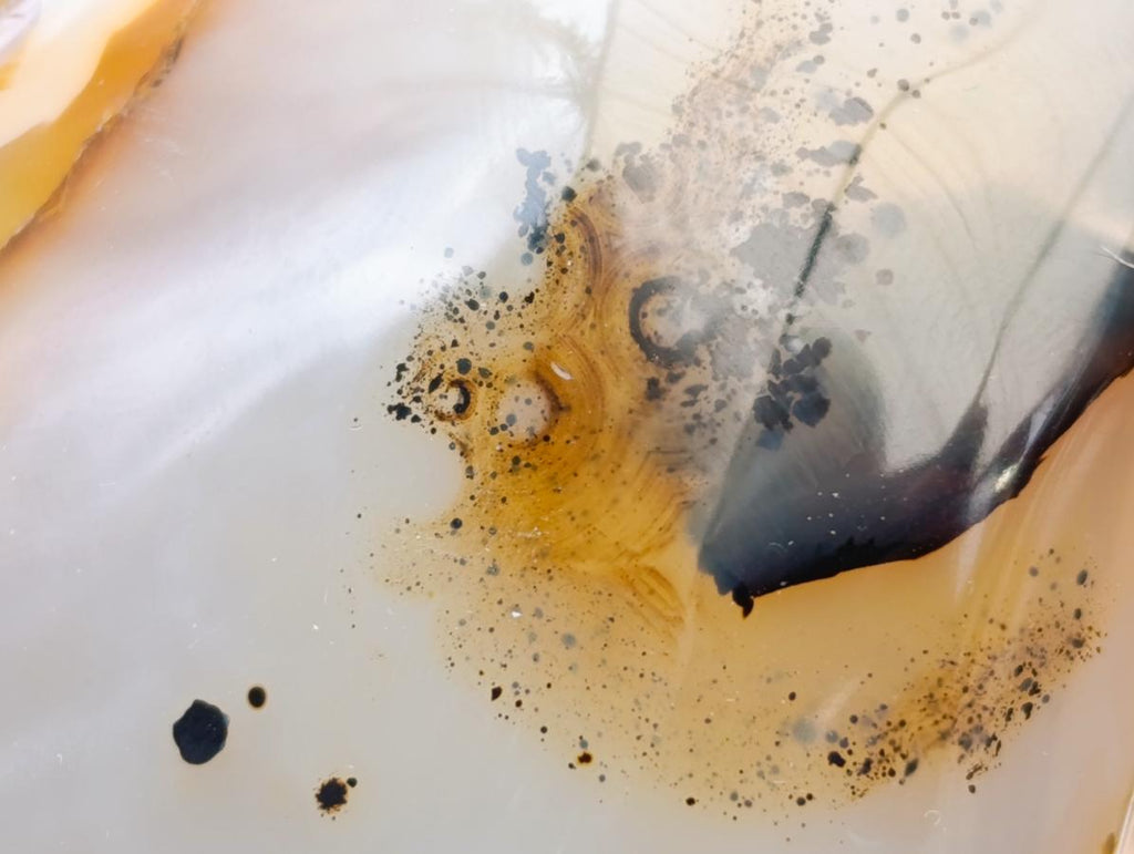 Polished One Side Agate Nodules x 6 From Madagascar