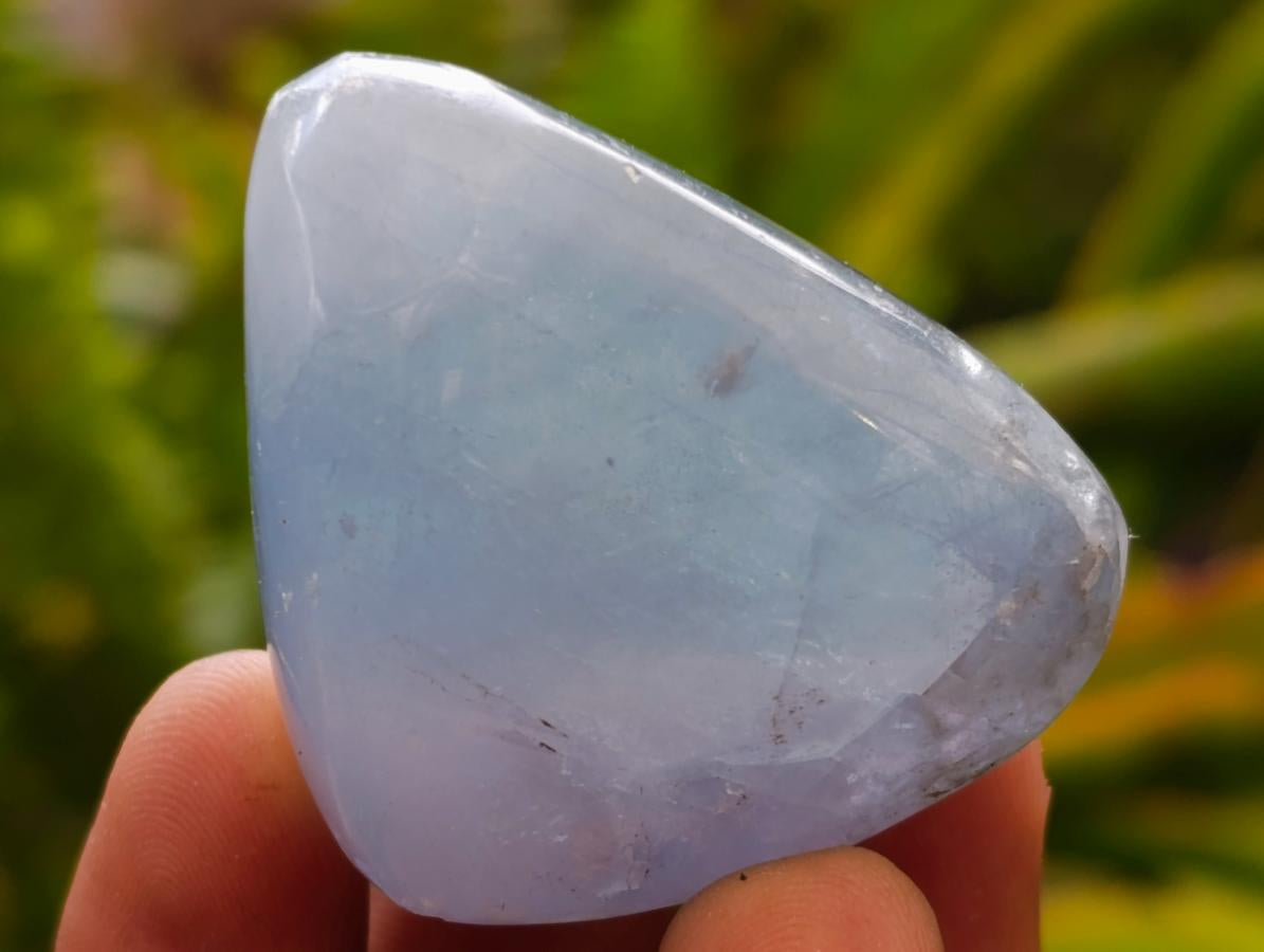 Polished Blue Celestite Free Form Crystals x 20 From Sakoany, Madagascar