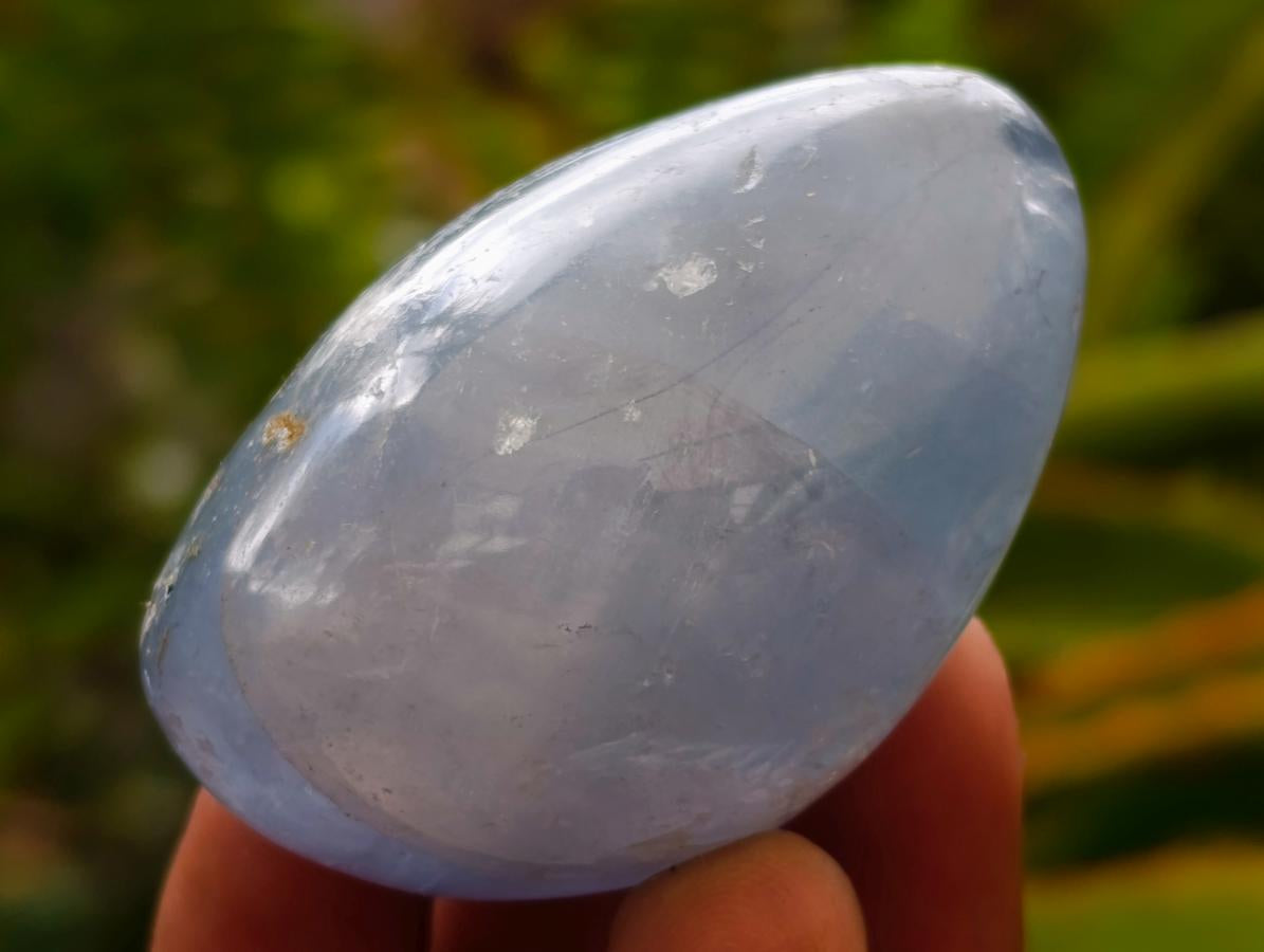 Polished Blue Celestite Free Form Crystals x 20 From Sakoany, Madagascar