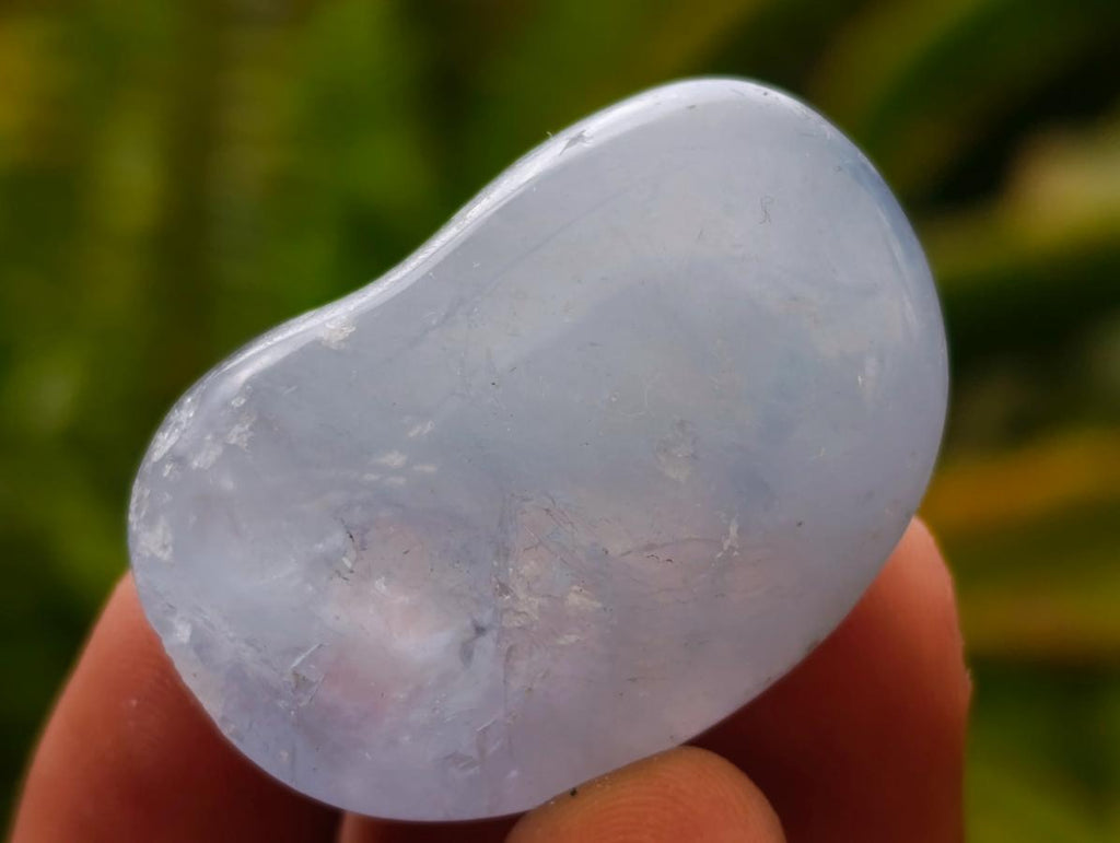 Polished Blue Celestite Free Form Crystals x 20 From Sakoany, Madagascar