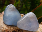 Polished Blue Celestite Free Form Crystals x 20 From Sakoany, Madagascar