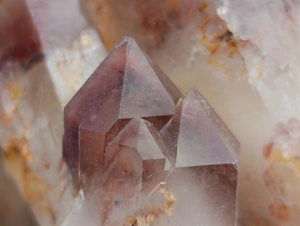 Polished Red Hematoid Quartz Crystal Clusters x 2 From Karoi, Zimbabwe