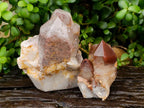Polished Red Hematoid Quartz Crystal Clusters x 2 From Karoi, Zimbabwe